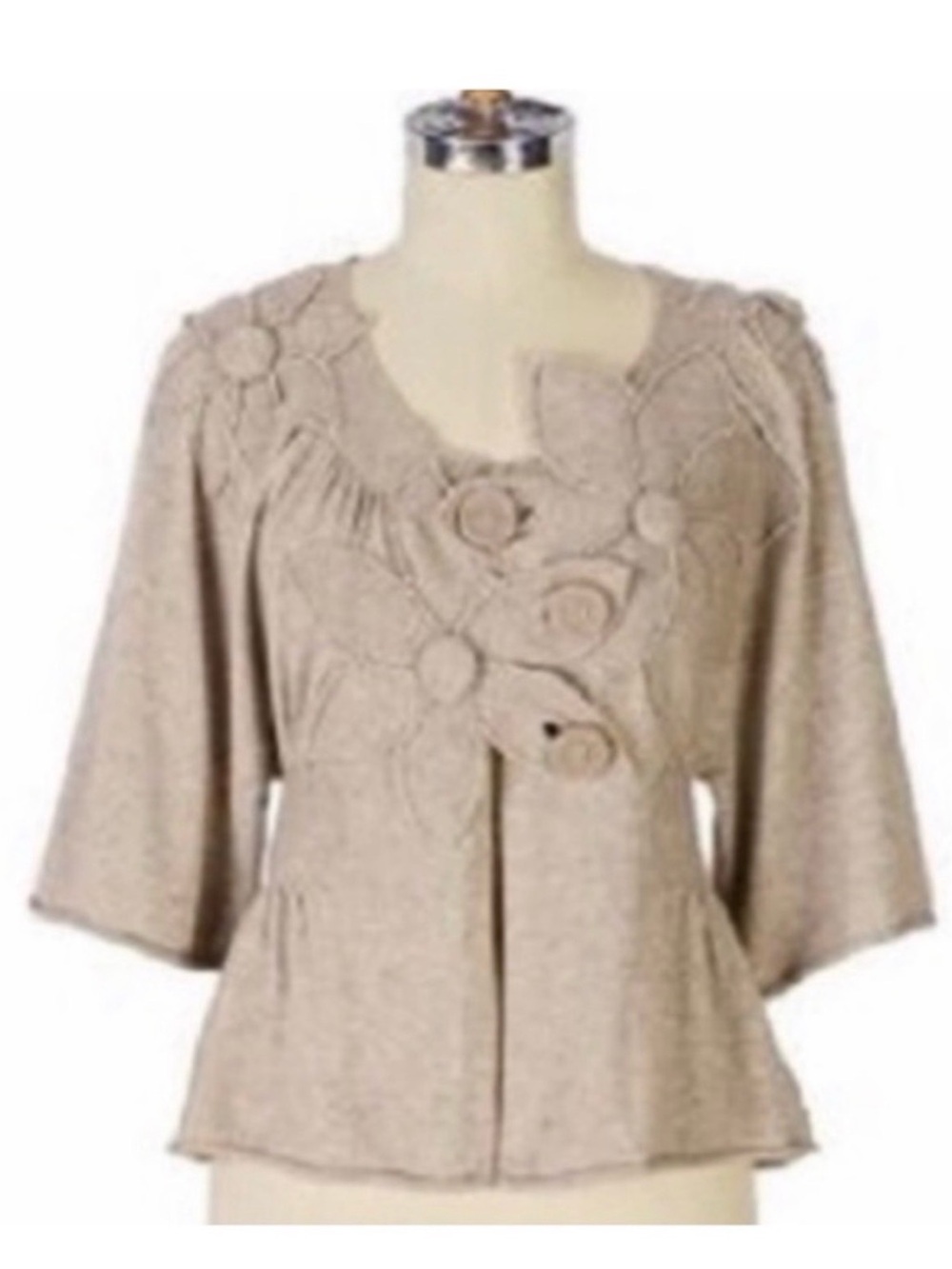 Anthro Flower Thicket Cardigan by Knitted & Knotted Size Large